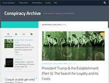 Tablet Screenshot of conspiracyarchive.com